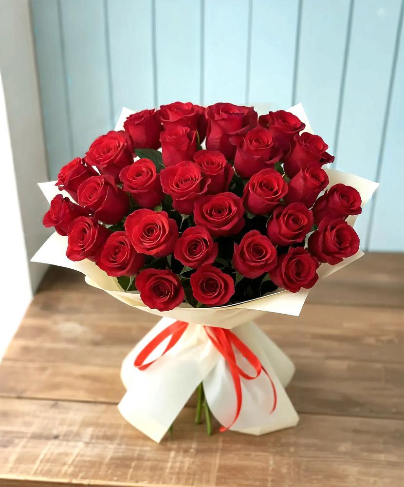 Букет 29 Красных роз в Зеленогорском Ставропольского края