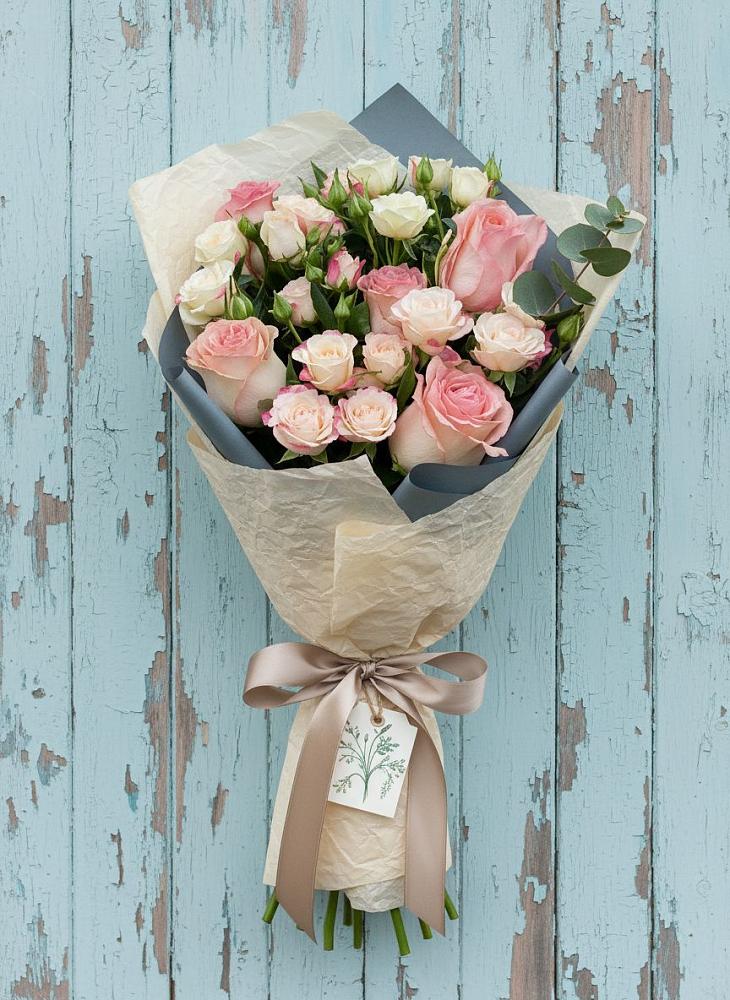 Букет цветов из: Розы в Зеленогорском Ставропольского края