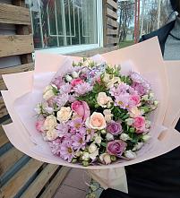 Букет цветов из:  Розы и Хризантемы в Зеленогорском Ставропольского края