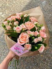 Букет цветов из:  Розы в Зеленогорском Ставропольского края