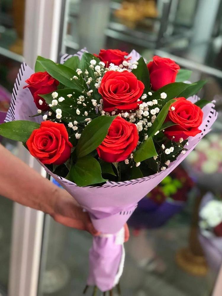 Букет цветов из: Розы в Зеленогорском Ставропольского края