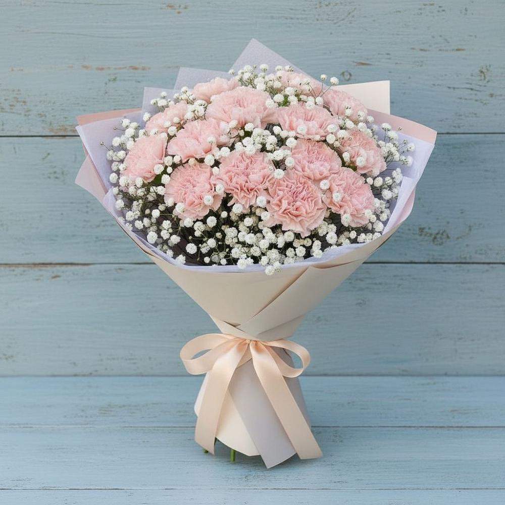 Букет цветов из: Гвоздики в Зеленогорском Ставропольского края