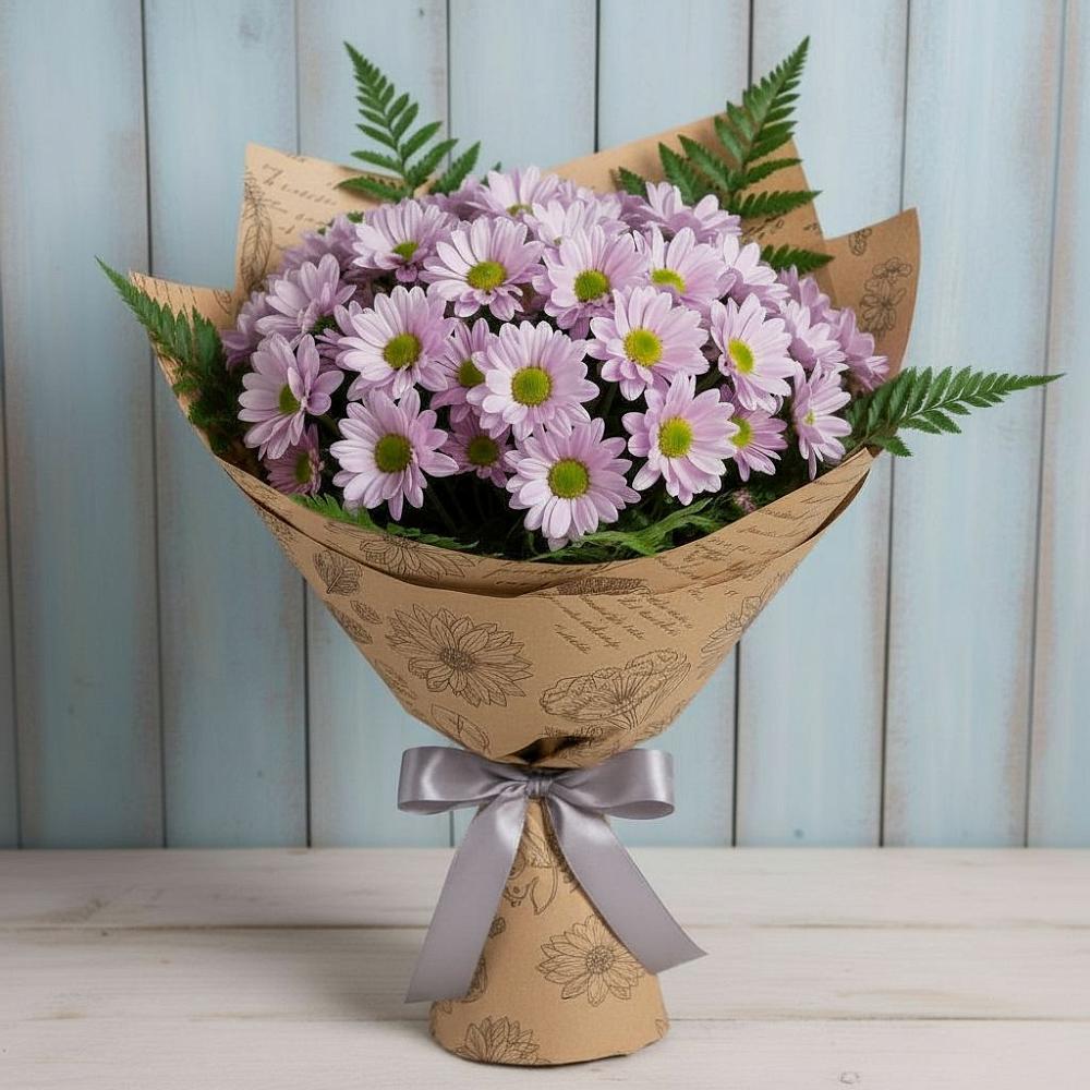 Букет цветов из: Хризантемы в Зеленогорском Ставропольского края