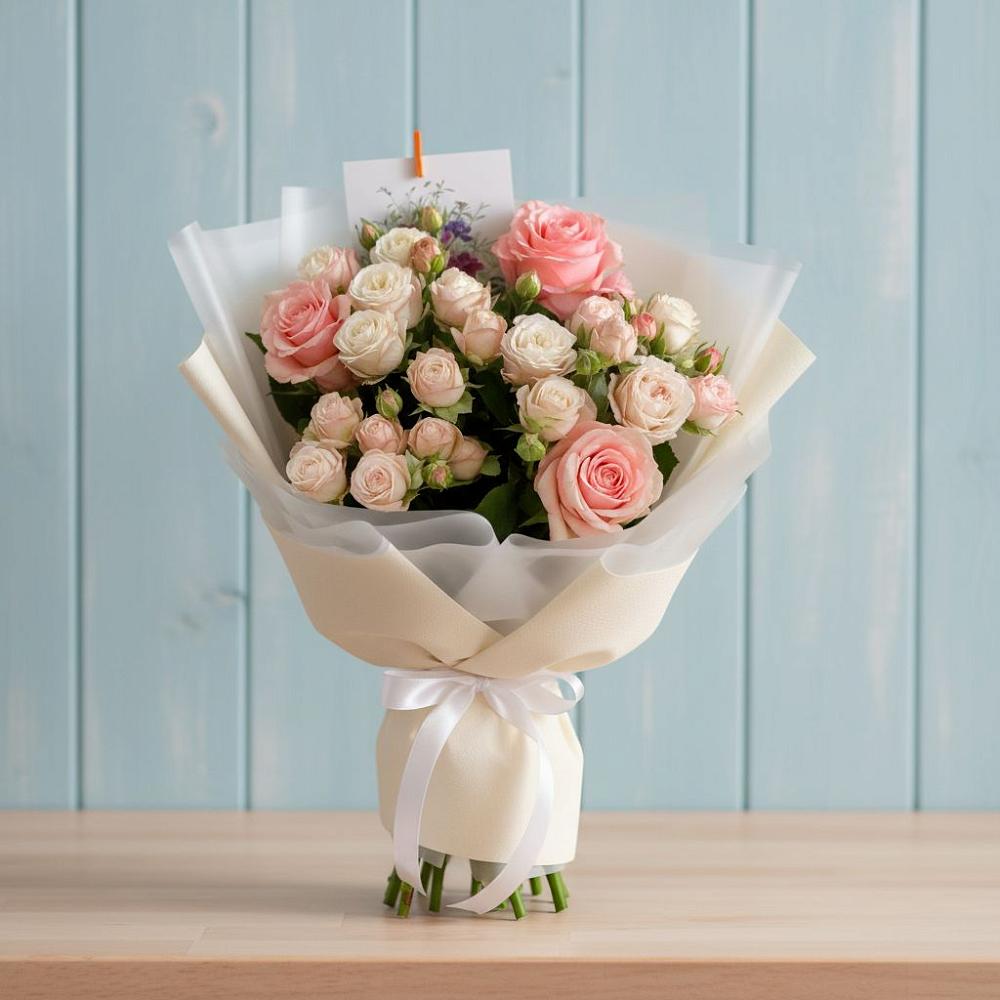 Букет цветов из: Розы в Зеленогорском Ставропольского края