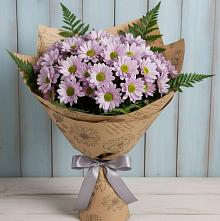 Букет цветов из:  Хризантемы в Зеленогорском Ставропольского края