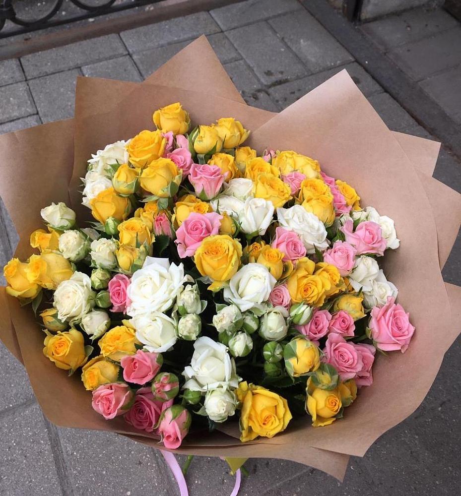 Букет цветов из: Розы в Зеленогорском Ставропольского края