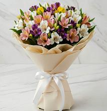 Букет цветов из:  Альстромерии в Зеленогорском Ставропольского края