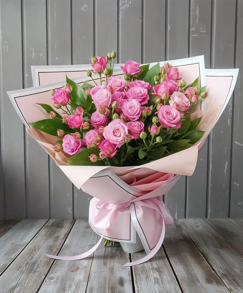 Букет Розовый кустик в Зеленогорском Ставропольского края