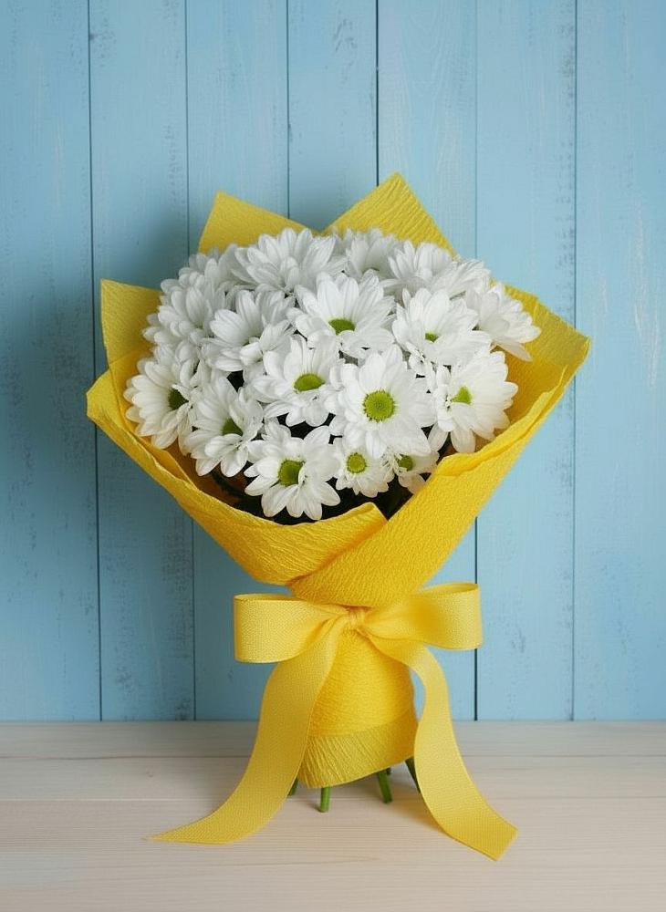 Букет цветов из: Хризантемы в Зеленогорском Ставропольского края