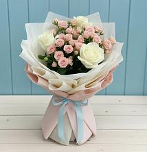 Букет цветов из:  Розы в Зеленогорском Ставропольского края