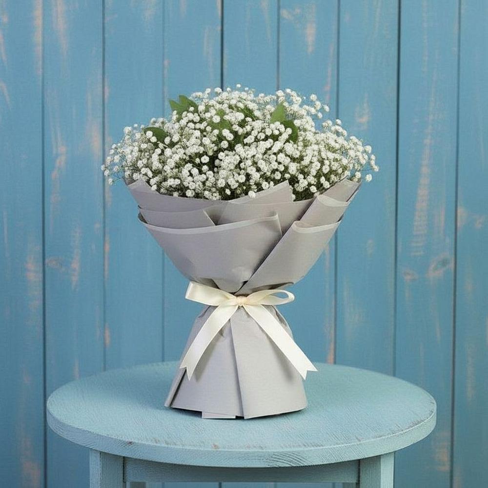 Букет цветов из: Гипсофила в Зеленогорском Ставропольского края