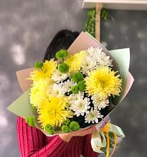 Букет цветов из:  Хризантемы в Зеленогорском Ставропольского края