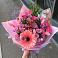 Букет цветов из: Розы, Герберы и Хризантемы в Зеленогорском Ставропольского края
