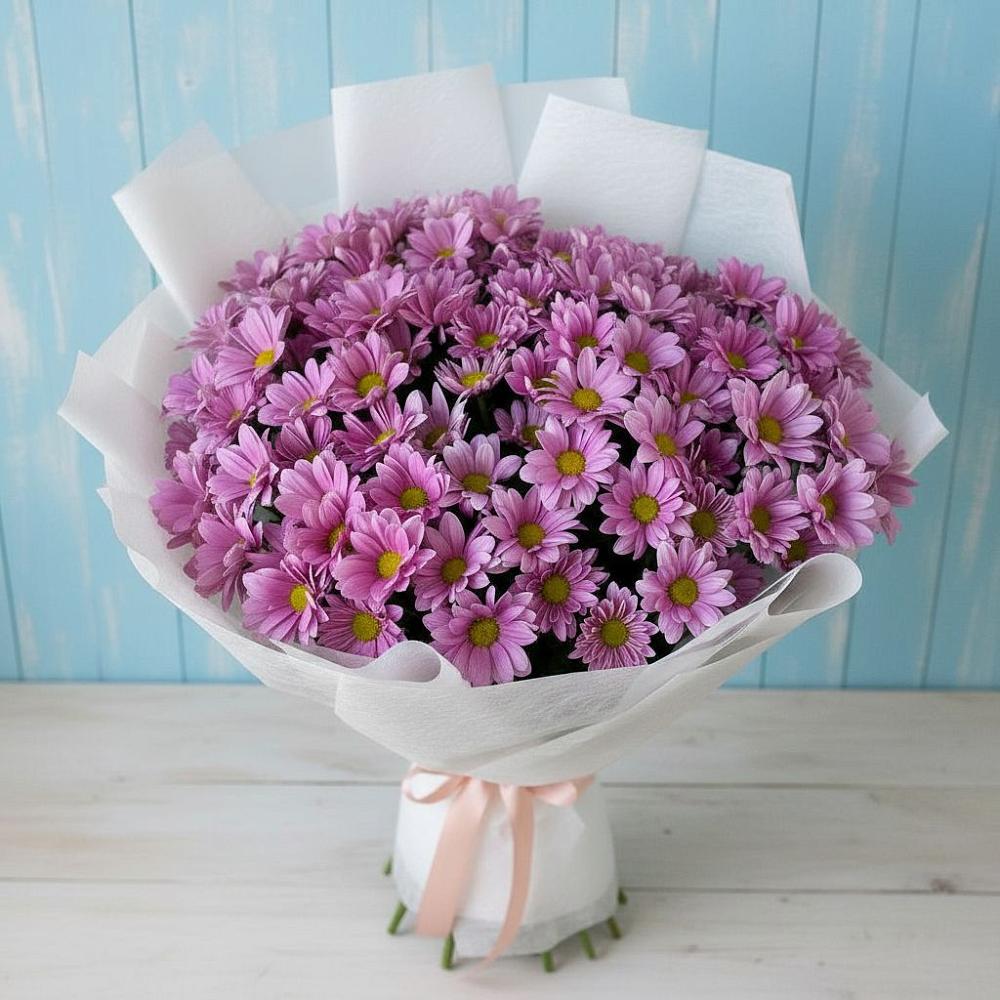 Букет цветов из: Хризантемы в Зеленогорском Ставропольского края