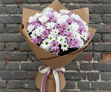 Букет цветов из:  Хризантемы в Зеленогорском Ставропольского края