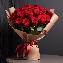 Букет 19 Красных роз Эдлесс Лав #REPLACE_PRED# Зеленогорском Ставропольского края