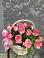 Цветочная композиция из Розы в корзине в Зеленогорском Ставропольского края