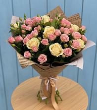 Букет цветов из:  Розы в Зеленогорском Ставропольского края