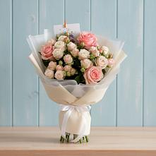 Букет цветов из:  Розы в Зеленогорском Ставропольского края