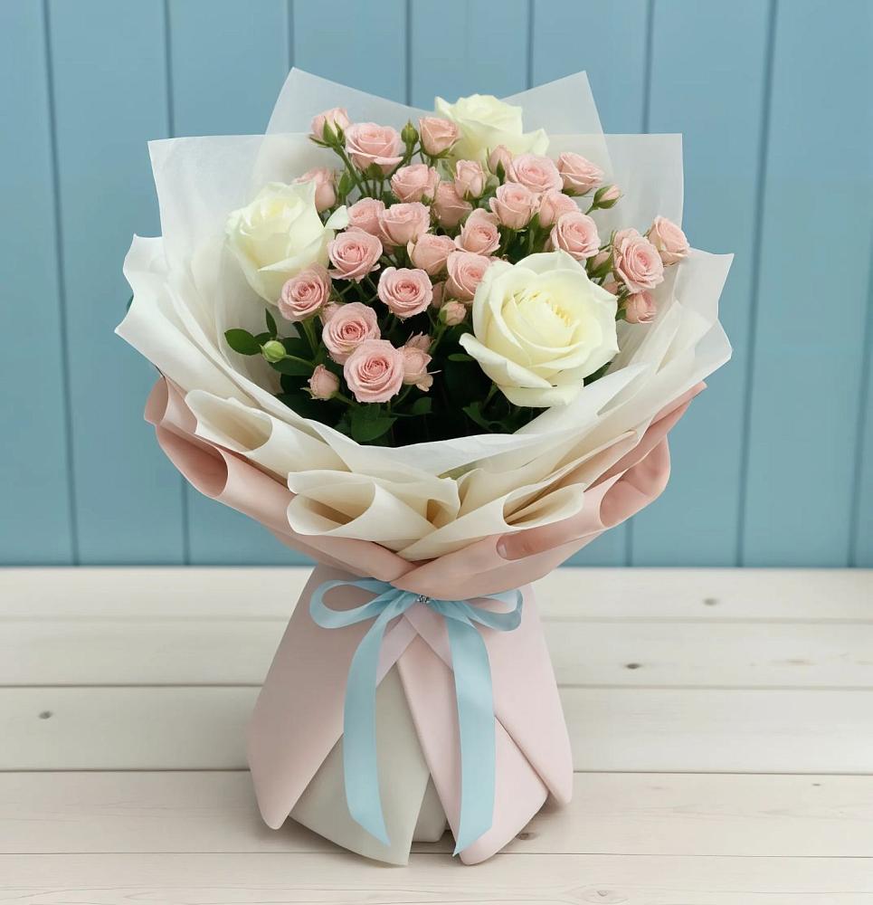 Букет цветов из: Розы в Зеленогорском Ставропольского края